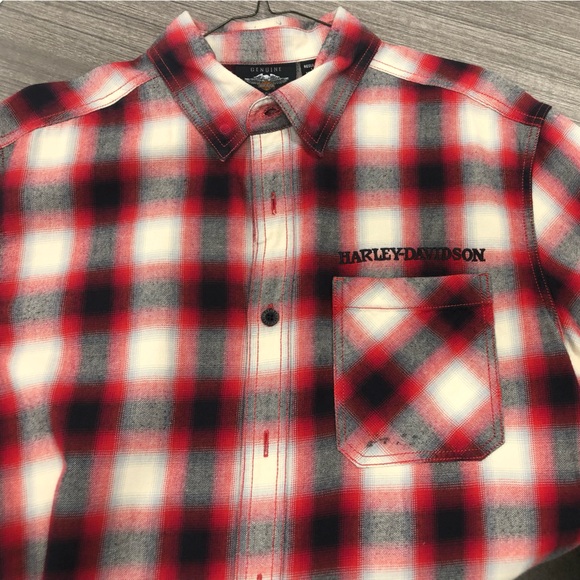 Harley Davidson Men’s Willie G Short Sleeve Shirt, Size L, Excellent condition - Picture 2 of 9